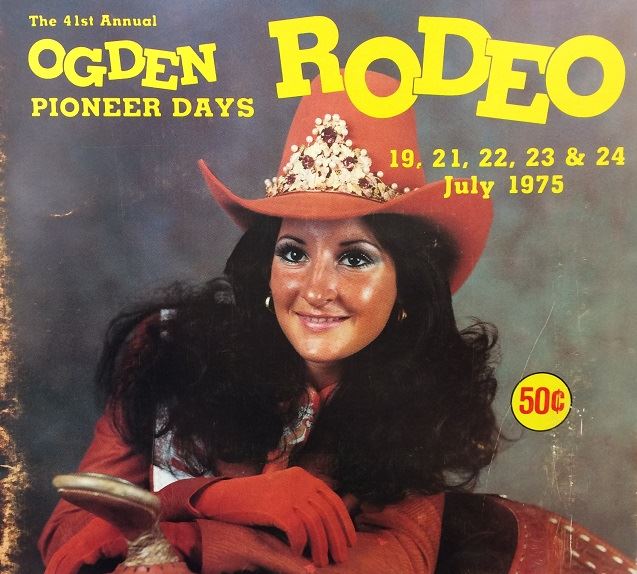 1975 Ogden Pioneer Day Rodeo program cover